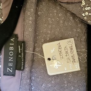 Zanobia Mesh And Sequin Top